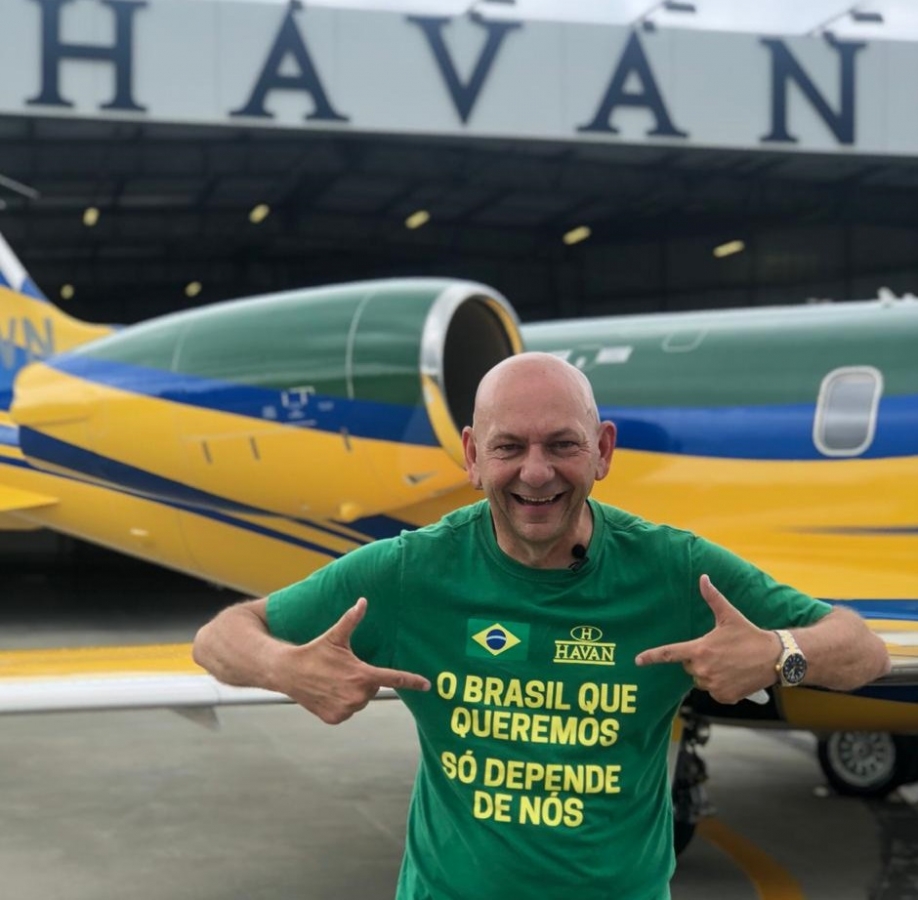 Luciano Hang vai para Brasília com o Brasil Jet acompanhar ...