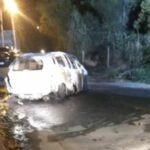 Carro é incendiado após tiroteio em Florianópolis