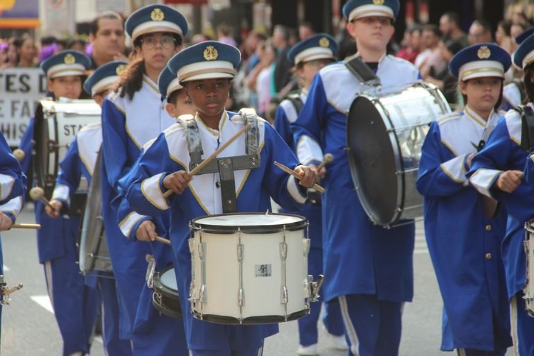 Fanfarra da Escola Cívico-Militar Paquetá representa Brusque em Campeonato Estadual