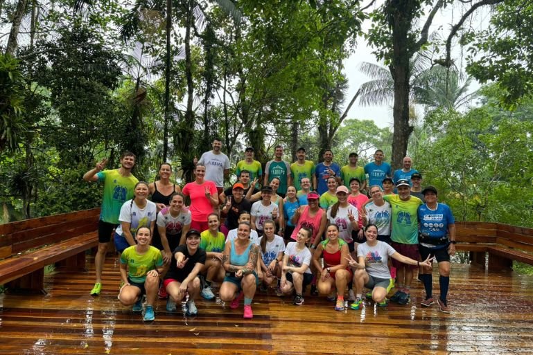 Treino especial do Grupo do Bay reúne alunos no Parque Zoobotânico de Brusque