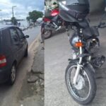 Motociclista fica ferido após colisão na SC-486 em Brusque