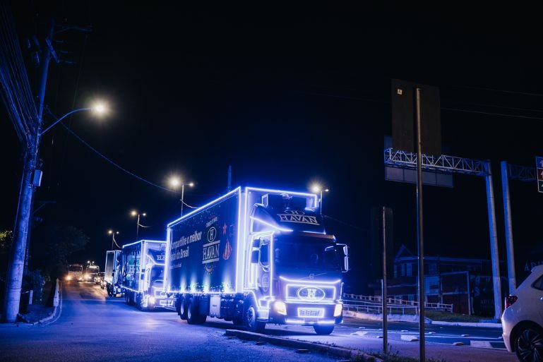 Carreata de Natal Havan encerra os desfiles em Brusque neste sábado (21/12)