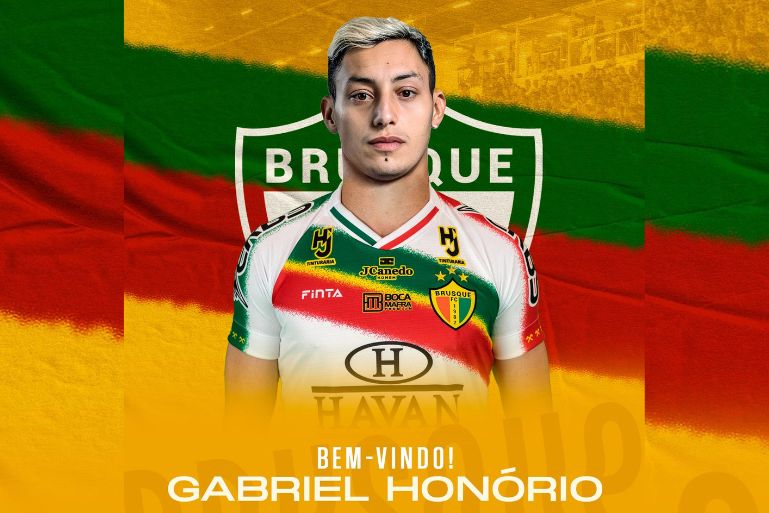 Atacante Gabriel Honório é o mais novo contratado do Brusque