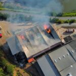 URGENTE: Incêndio atinge depósito de empresa têxtil de Botuverá (SC)