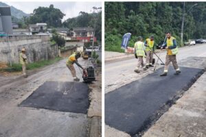 SAMAE de Brusque realiza ações de tapa buracos em ruas de vários bairros