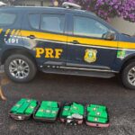 PRF/SC apreende drogas e captura foragido da Justiça em Chapecó (SC)