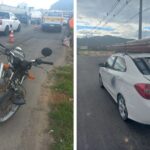 Motociclista fica gravemente ferido após colisão traseira na Rodovia Antônio Heil