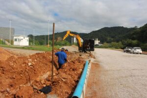 Samae Brusque inicia obra paralela à nova Beira Rio em direção ao bairro Rio Branco