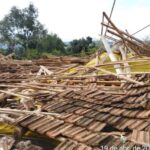 Tornado é registrado em Chapecó e causa estragos na região norte do município