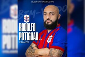Rodolfo Potiguar é anunciado como novo reforço do Marcílio Dias