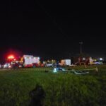 Homem e mulher morrem em grave acidente de moto na Rodovia Beto Carrero World