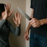 Homem é detido por ameaçar e atirar faca contra a esposa, em Blumenau (SC)