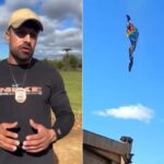 Tragédia em Praia Grande: Fogo começou no cesto e piloto orientou ocupantes a pular de balão, diz policial