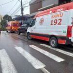 Disparo de arma de fogo deixa homem ferido e mobiliza Bombeiros e Samu no Centro de Brusque