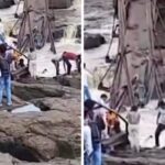 Ponte de pedestres cai na Índia após chuvas fortes; há mortos e desaparecidos