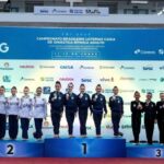 Brusque é campeã brasileira na ginástica rítmica com conjunto pré-infantil