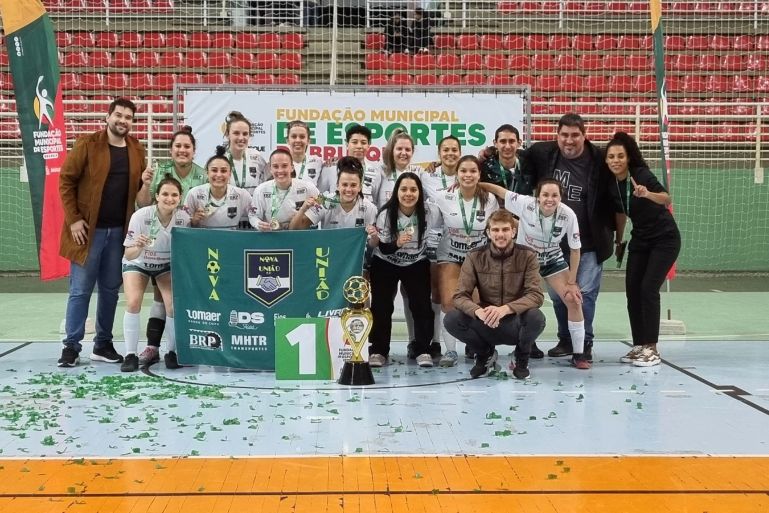 Nova União conquista título do Municipal de Futsal Feminino em final histórica