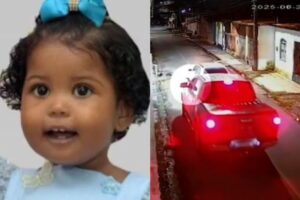 Bebê de 1 ano e 11 meses é morta com tiro na cabeça após discussão no trânsito