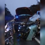 Grave acidente na BR-282 mata motorista e deixa duas crianças feridas em Rancho Queimado