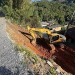 Foram iniciadas as obras de contenção em via em Águas Claras