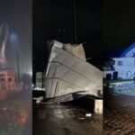 Ventos fortes causam destruição no Oeste de Santa Catarina e afetam diversas cidades