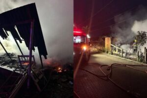 Mulher cadeirante morre após incêndio consumir residência em Garuva