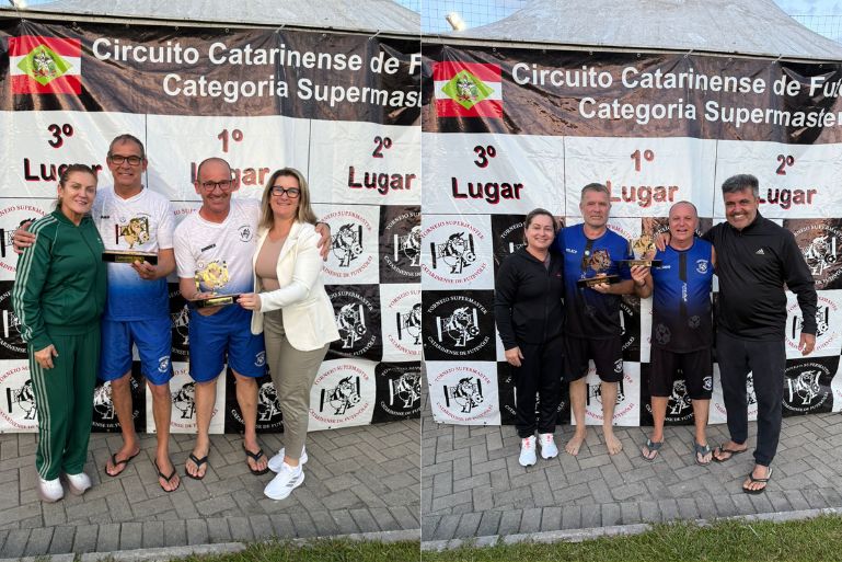 Brusque conquista dobradinha na 49ª etapa do Circuito Catarinense Supermaster de futevôlei