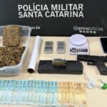 Polícia militar prende dois por tráfico de drogas em Itapema