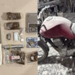 Polícia encontra moto roubada e drogas em residência de Itapema