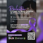 Evento na Câmara de Brusque discute como agir em casos de violência doméstica
