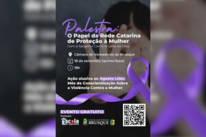 Evento na Câmara de Brusque discute como agir em casos de violência doméstica