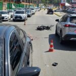 Colisão entre carro e ciclomotor termina em morte em Camboriú