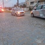 Colisão entre dois Ford Ka mobiliza bombeiros em Brusque