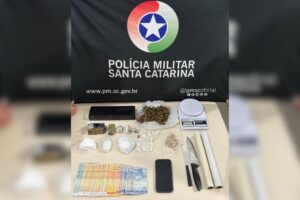 Polícia Militar prende homem por tráfico de drogas em Porto Belo