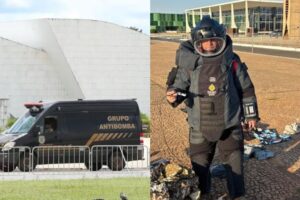 Militar reformado é preso após ameaça de bomba em frente ao STF, em Brasília