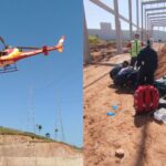 Trabalhador morre após queda de 10 metros durante montagem de galpão em Itajaí