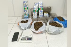 Polícia Militar prende homem com mais de 9 kg de maconha em Gaspar