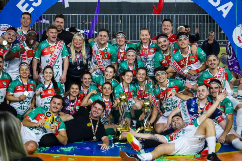 Guabiruba define campeões do futsal em finais emocionantes no Ginásio Municipal