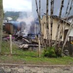 Incêndio destrói residência em Guabiruba e deixa seis pessoas desabrigadas