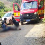 Trabalhador fica ferido após cair de telhado no bairro Águas Negras, em Botuverá