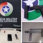 Denúncia de cárcere leva PM a prisão por agressão e posse de armamento, em Blumenau (SC)