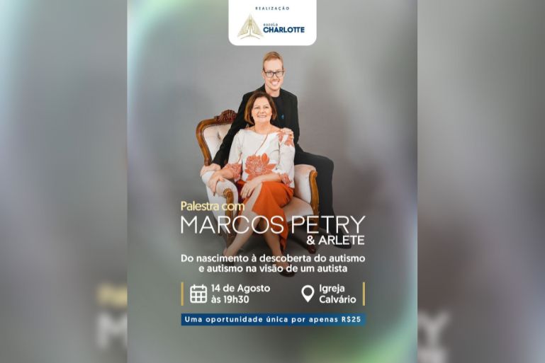 Escola Charlotte promove palestra com Marcos e Arlete Petry em Brusque