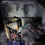 Prédio é evacuado após incêndio atingir apartamento no nono andar em Blumenau