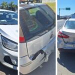 Motorista é conduzido ao hospital após engavetamento na Rod. Antônio Heil, em Brusque