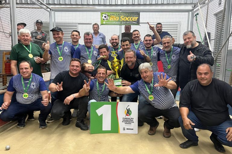 Nicoletti conquista o título do Campeonato Municipal de Bocha de Brusque 2025