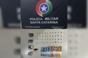 Homem é preso por tráfico de drogas durante ação da Polícia Militar em Itapema