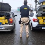 PRF apreende quase 300 kg de maconha em duas ocorrências diferentes em Joinville