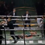 VÍDEO: Luta entre Popó e Wanderlei Silva acaba em briga generalizada no ringue