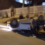 VÍDEO: Capotamento mobiliza o Corpo de Bombeiros no Bairro Limeira