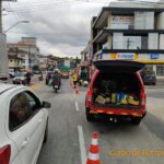Adolescente fica ferida em colisão entre carro e bicicleta elétrica em Gaspar